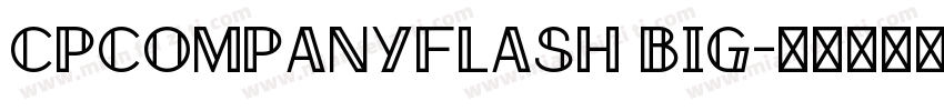 CPCompanyFlash Big字体转换